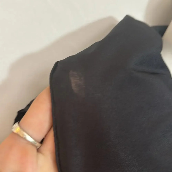 Beyoncé RARE House of Dereon Black Beaded Vest with Removable Rabbit Fur Collar - Picture 8 of 12